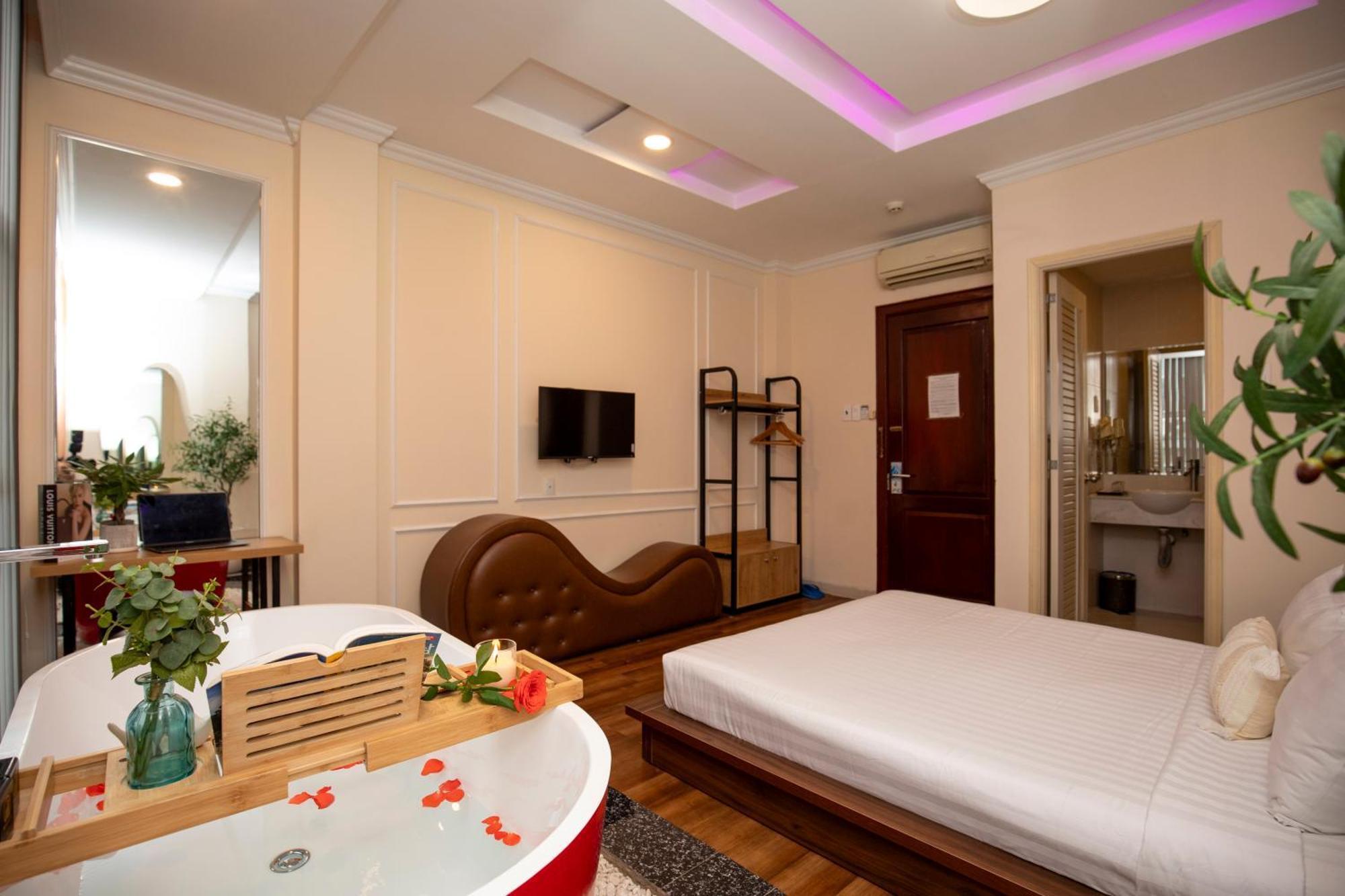 Quy Hung Hotel Central Ho Şi Min Exterior foto