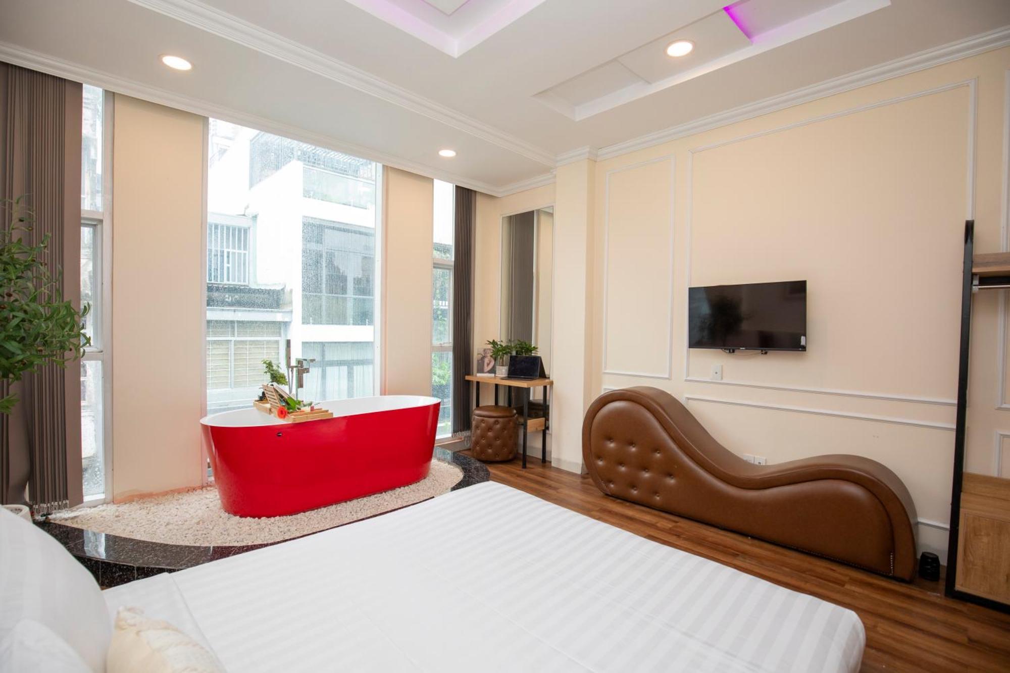 Quy Hung Hotel Central Ho Şi Min Exterior foto